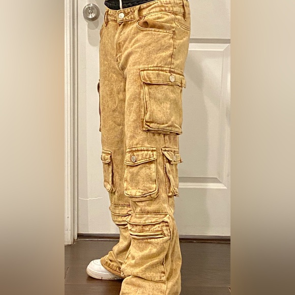 Men's Tan Cargo Pants